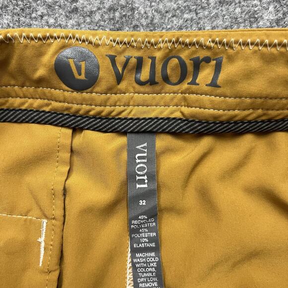 Vuori Puerto Board Shorts Mens 32 Board Swim Trunk Elastic Waist Athletic Beach - Picture 3 of 8
